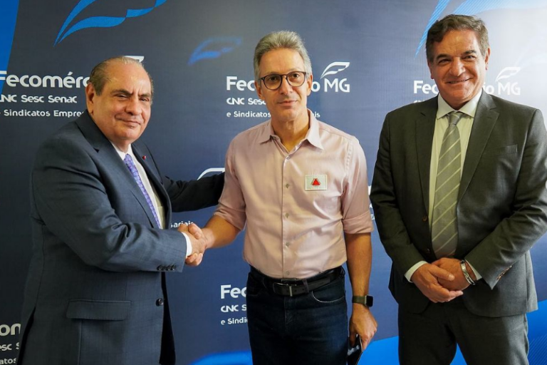 Presidente Tadros visita a Fecomércio-MG e se encontra com o governador Romeu Zema